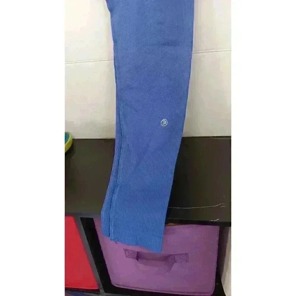 Savvi Blue Nylon Spandex‎ Compression Shape wear Leggings Womens Size Medium